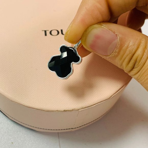 TOUS  Silver and faceted onyx TOUS Black Color Pendant sterling silver - Picture 4 of 8